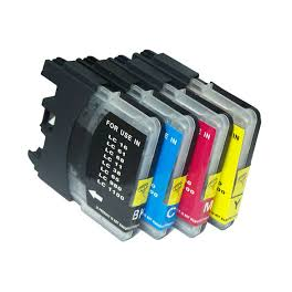 Brother Compatibl LC61 Bk LC980 BK LC1100 ALTA CAPACIT&agrave;